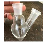 Attrezzature e forniture di laboratorio 1 pallone da laboratorio in vetro a forma di pera con due colli, 25 ml/50 ml/250 ml