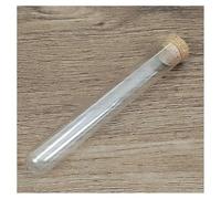 Attrezzature e forniture di laboratorio 50 pezzi/100 pezzi provette di plastica trasparenti da laboratorio con fondo rotondo e fiala sughero