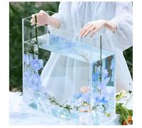 Attrezzature fotografiche vassoio di ripresa, Accessori fotografici galleggianti, serbatoio trasparente for acque profonde, accessori fotografici trasparenti sospesi sott'acqua(60x30x40cm)
