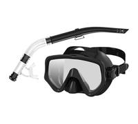 Attrezzature per immersioni e snorkeling, set per snorkeling e immersioni in silicone, maschera per il viso in silicone, attrezzatura panoramica per gli appassionati di sport acquatici, gite in