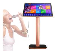 Attrezzature per Karaoke - Macchina per karaoke touch screen da 19,5 pollici, 1,1 milioni di brani scaricabili dal cloud, Lettore karaoke per canti KTV per feste in casa,Black-1TB