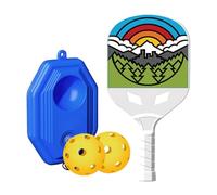 Attrezzature per l'allenamento di Pickle Ball - Set di pickle Ball antiscivolo che assorbe gli urti, Racchette da Pickle Ball divertenti, Attrezzature da allenamento portatili per gli amanti del