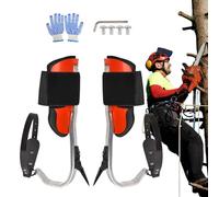 Attrezzature per l'arrampicata sugli alberi | Punte in lega di alluminio,Strumento sicuro e resistente per palme,per appassionati di arrampicata sportiva sopravvivenza giungle avventure all'aperto E