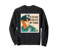 Attrezzature Poliziotto per Adulto Vuole Pasticcio con Il Mio Poliziotto Gang Felpa