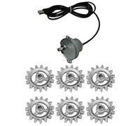 Attrezzi Automatici per Girarrosto in Metallo Ingranaggio per Telaio Rotante per Barbecue Motore per USB Set di Attrezzi per Telaio Rotante Automatico Fai-da-Te