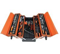 Attrezzi Cassetta Da Lavoro 85 Utensili Da 5 Scomparti Chiavi Pinze Cricchetti