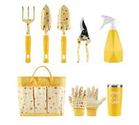 Attrezzi da giardinaggio a mano | con borsa molto resistente ed ergonomico | Strumento per la vita per le donne all'aperto e forniture per il giardinaggio, mamma nonna seniors all'aperto terrazza