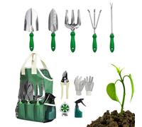 Attrezzi da Giardinaggio,Kit con Cesoie,11 Pezzi Attrezzi Da Giardino - Per Giardinieri Donne Uomini Principianti Per la Cura del Prato e delle Piante