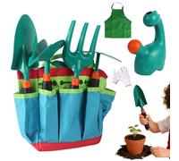 Attrezzi da giardinaggio per giocattolo educativo leggero ed ergonomico - Set da giardino per ragazze e ragazzi | per rinvaso, mix terra, pescare, taglia irrigazione, cura dei