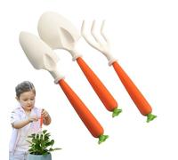 Attrezzi Da Giardinaggio Per,Paletta E Rastrello A Carota | Set Di Strumenti Di Giardinaggio,Piantare Bevande Trapianto e Gioco In Giardino Prato e Cortile