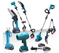 Attrezzi elettrici da giardinaggio Tosaerba elettrico Sega a catena Asta telescopica Forbice elettrica Soffiatore per foglie Diserbo per prato da giardino portatile