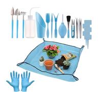 Attrezzi Manuali Da Giardinaggio, o Impermeabile con Tappetino, Per Giardinaggio, Ideale per Rinvaso, Miscelazione e Innaffiatura - Per Famiglia, Amici, Donne e Uomini