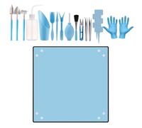 Attrezzi Manuali Da Giardinaggio,Set Mini Attrezzi Con Tappetino - Kit Utensili da Giardino - per Rinvaso, Mescolatura, Scavo, Potatura, Innaffiatura e Cura del Terreno