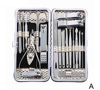 attrezzi officina 19 pezzi/set tagliaunghie per potatura pinze per taglio set pedicure per unghie(Gold)