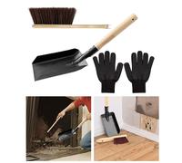 Attrezzi per caminetti Set di pale per carbone e spazzole per focolare
