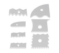 Attrezzi per Ceramica | Utensili per Modellare l'Argilla Costine da Ceramica 7 Pezzi | Raschietto Ergonomico per Scultura per Appassionati di Arte Domestica e Principianti Adulti