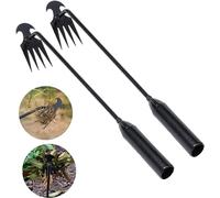 Attrezzi per Diserbo, 2pcs Attrezzo Diserbo Manuale, Attrezzo Diserbo Acciaio Inossidabile, Sarchiatore Manuale con Manico, Sarchiatore, Attrezzi da Giardino per Rimuovere le Erbacce dal Giardino