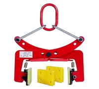 Attrezzi per Il Sollevamento di Pietre, Pinze per Cordoli, Pinze per Lo Spostamento, Pinza per Lastre di Marmo Ad Alta Resistenza con 4 Cuscinetti In Gomma Antiscivolo per Il Sollevamento E