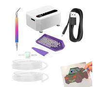 Attrezzi per Pittura Penna Perforatrice, Attrezzo Per Pittura Senza Filo Con Penna Trapano E Alto Vuoto, Premi per la Classe, Accessorio Pittura Leggero per Bambini Ragazzi Ragazze