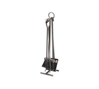 SET ACCESSORI CAMINO KIT ATTREZZATURE CAMINETTO 4 PZ IN FERRO BATTUTO (50933)