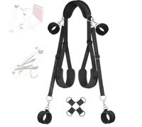 Attrezzi yoga in nylon regolabili con design integrato per collo e gambe