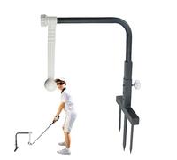 Attrezzo Allenamento Golf - Putting Con Regolazione 'Altezza | Allenamento Swing Golf In Metallo Da Pratica,Per Pratica Di Colpo E Battuta Donne E Uomini Sport All'Aperto Casa Golfisti