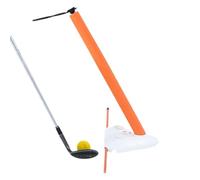 Attrezzo compatto per allenamento a dondolo, con indicatore di aeroplano da golf, portatile, con struttura robusta, regolabile, accessorio sportivo con design adatto ai viaggi, attrezzatura per uso