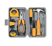 Attrezzo completo per la casa, con chiavi esagonali, cacciavite, pinze, impugnature comode, custodia compatta, set di attrezzi per la casa