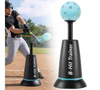 Attrezzo da baseball - Tee Popper Baseball, Po-p Up Batting Tee per allenamento da solo, allenamento da solo, non necessita di lanciatore, include 1 palla popper per allenamento swing