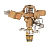 Attrezzo da giardinaggio in ottone resistente alla corrosione Irrigatore oscillante Copertura a 360 gradi per esterni Cortile Prati Irrigatore in ottone resistente alle intemperie per prati