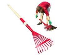 Attrezzo da giardinaggio per bambini Giocattolo con sabbia, Attrezzo da giardino per bambini,Attrezzi da giardino in metallo con robusto manico in legno - Strumenti per giocare con la sabbia, set di g