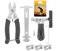 Attrezzo della Catena della Bici+Catena Pinza+Calibro a Catena, Kit Riparazione Bici per Riparazione della Bicicletta, Kit di Attrezzi per la Riparazione di Bici