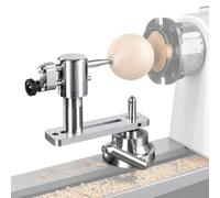 Attrezzo di centraggio per tornio di legno, supporto per sfere in legno | Posizionamento rapido del punto di centraggio, struttura in lega, attrezzo per tornitura a sfera per progetti fai-da-te(12in)