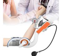 Attrezzo elettrico per esercizi e riabilitazione del gomito, telecomando wireless, estensione della flessione regolabile, per terapia domestica, gomito del tennista, gomito del golfista e recupero