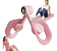 Attrezzo Ginnico per Interno Cosce Con timer,Allenatore per Muscoli del Pavimento Pelvico,Attrezzo Interno Coscia,Hip Trainer,Bodybuilding Fitness Perdita di Peso Dimagrante Attrezzo (rosa)