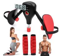 Attrezzo Interno Coscia 15-35 KG Adjustable Resistance, Allenatore per Pavimento Pelvico per Gambe, Thigh Trainer with Fixed Leg Straps and Replaceable Handle, Pelvic Floor Trainer per Uomini e Donne