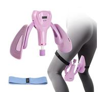 Attrezzo Interno Coscia con Set Bande di Resistenza - Trainer Pavimento Pelvico Regolabile per Donne, Glutei, Gambe e Allenamento Casa