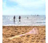 Attrezzo manuale da spiaggia, giocattolo per bambini con manico in legno,