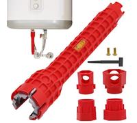 Attrezzo Multifunzionale Per Installazione Rubinetti Lavello - Estrattore Robusto A Risparmio Di Fatica,Chiave Per Rubinetti Sotto Lavello - Per Famiglia, Amici, Water, Cucina, Manutenzione Casa,