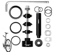 Attrezzo per cuscinetti in alluminio, Pressa per movimento centrale, Attrezzo per bici leggero Installatore cuscinetti per ciclismo, Pressa per serie sterzo con design ergonomico, Strumenti di manuten