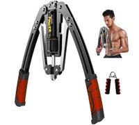 Attrezzo per esercizi di potenza idraulica, potenziamento del braccio con design a cilindro completamente chiuso, regolabile da 10 a 200 kg, torsione del braccio, macchina fitness per braccia