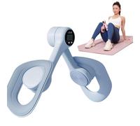 Attrezzo per esercizi per cosce, anca e interno coscia, con allenamento muscolare del pavimento pelvico, conteggio automatico, rotazione a 360 gradi, per tonificare le gambe e rafforzare i glutei a