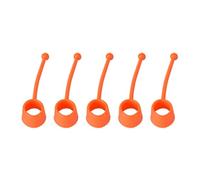 Attrezzo per esercizi per dita, 5 pezzi, in silicone elastico, rinforza le dita, per allenare le dita e rinforzare le mani, set portatile per allenare l'avambraccio per migliorare la delle dita