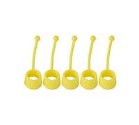 Attrezzo per esercizi per dita, 5 pezzi, in silicone elastico, rinforza le dita, per allenare le dita e rinforzare le mani, set portatile per allenare l'avambraccio per migliorare la delle dita