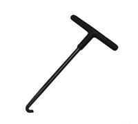 Attrezzo per estrattore di molle di scarico moto, gancio a molla in acciaio al cromo vanadio per installare e rimuovere le molle di scarico, 14 x 8 cm, R (nero)