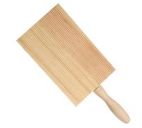 Attrezzo per Garganelli in Legno Manico Ergonomico | Impasto di Pasta e Cavatelli, Presa Comoda, Mantiene Stabile Piano, Colore Khaki