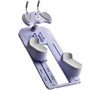 Attrezzo per il supporto spinale e l'allenamento a carponi - Trainer per torsione e allungamento della colonna - 3 livelli di regolazione - Con supporto per smartphone - Smontabile - per casa Purple