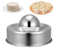 Attrezzo per Involucri di Dumpling Utensile Da Cucina Acciaio Inossidabile | Stampo Sfoglie Dei Ravioli Adatto A Principianti, Chef, Famiglia, Genitori, Cucina Domestica, Ristor