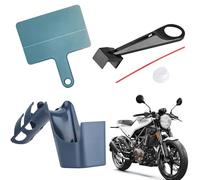 Attrezzo per la pulizia della catena della bicicletta, set da 4 , olio per catena moto, Powersports, deviatore di olio, kit di pulizia della bici, per motosega per la cura