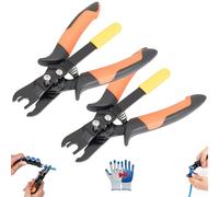 Attrezzo per La Rimozione Dei Connettori per Tubi Dell'aria, Strumento per Lo Scollegamento Dei Raccordi Rapidi per Pneumatici, Attrezzo Resistente per Rimozione Dei Terminali Riparazioni(2PCS)